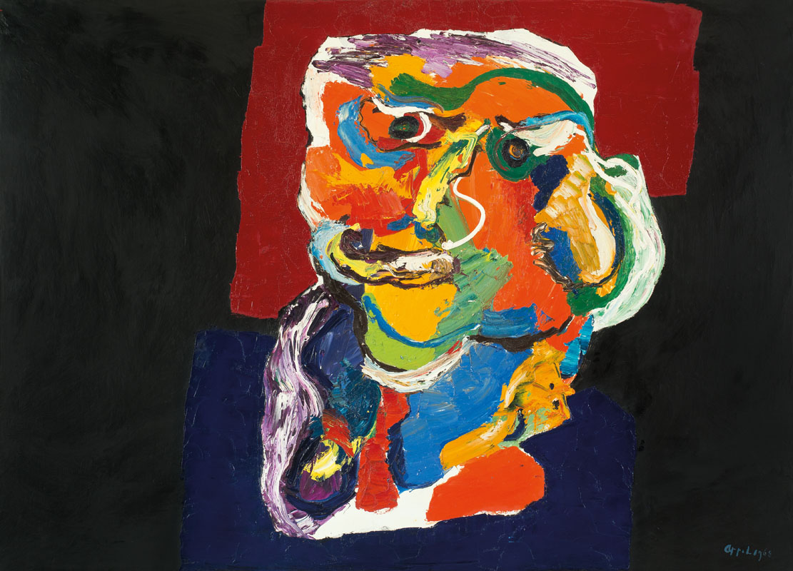 Karel Appel (NL) – Postava III. | 1968 | olej na plátne | 180 x 250 cm